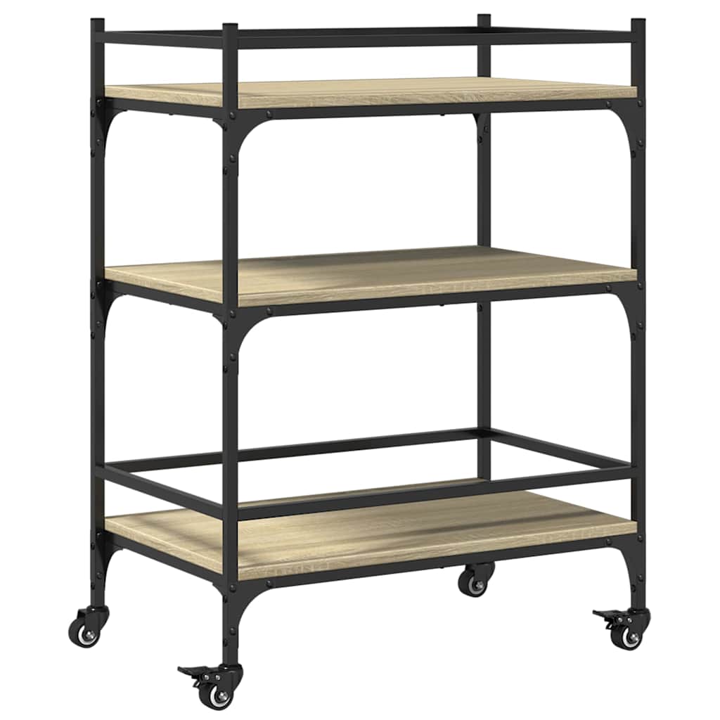 Kitchen Trolley Sonoma Oak 65x40x86,5 cm Engineered Wood