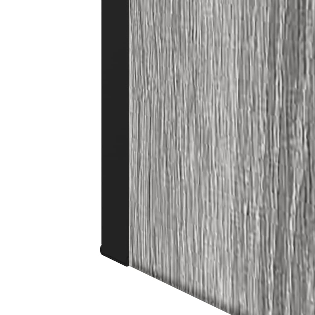 vidaXL Bathroom Mirror Cabinet Grey Sonoma 60x16x60 cm Engineered Wood