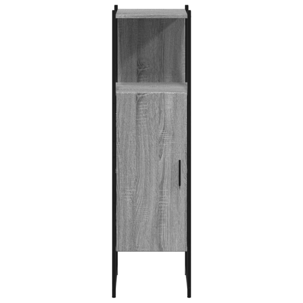 Bathroom Cabinet Grey Sonoma 33x33x120,5 cm Engineered Wood