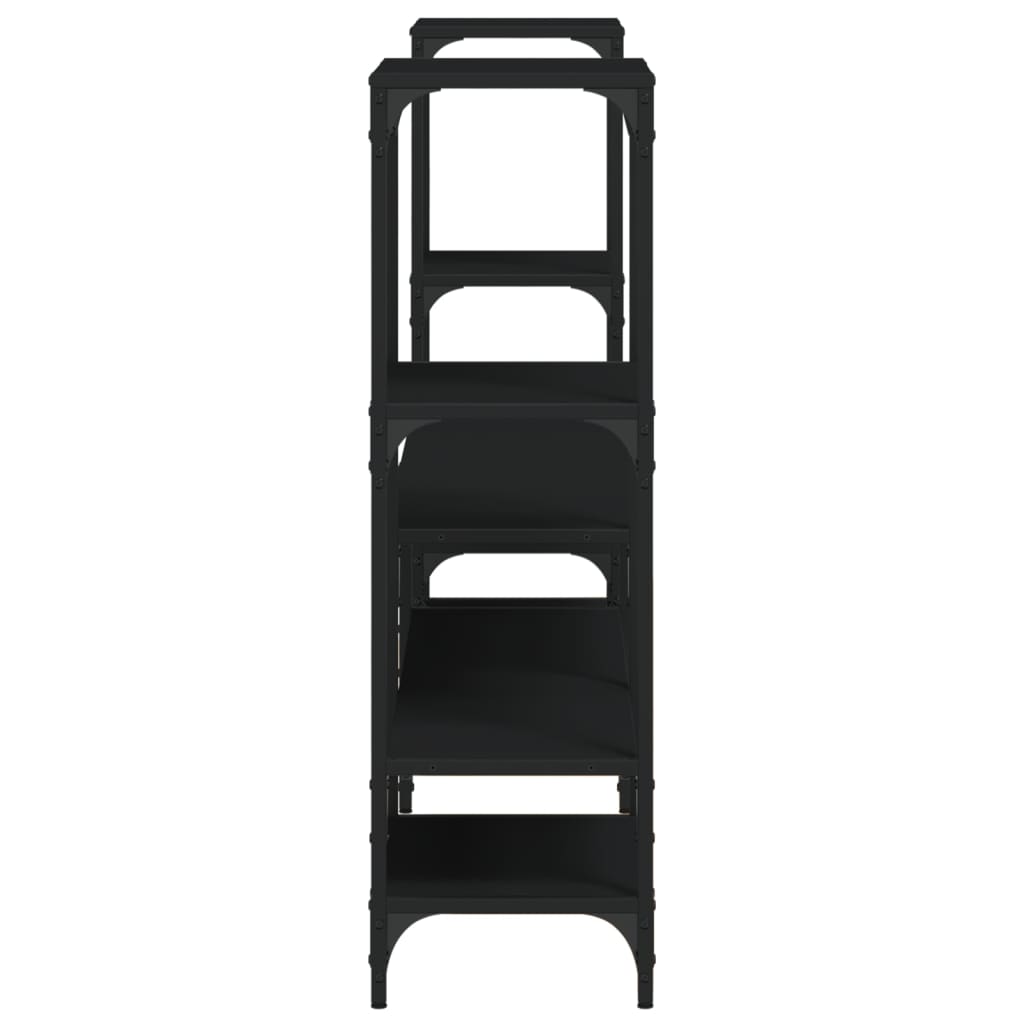 TV Cabinet Black 206,5x28,5x95 cm Engineered Wood