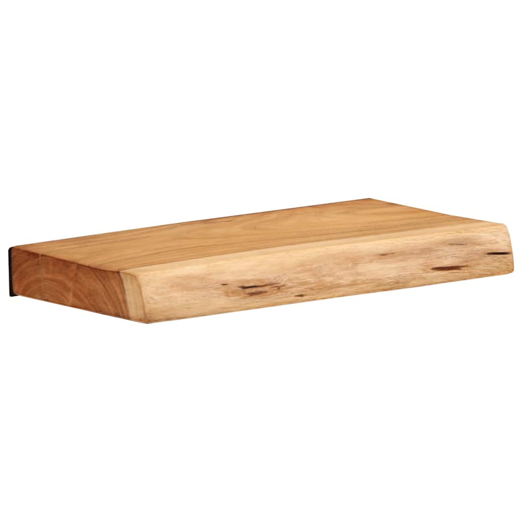 Wall Shelves 2 pcs 30x20x3,5 cm Solid Wood Acacia