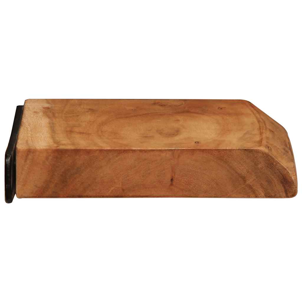 Wall Shelves 2 pcs 30x20x3,5 cm Solid Wood Acacia