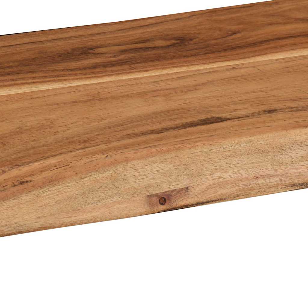 Wall Shelves 2 pcs 60x20x3.5 cm Solid Wood Acacia