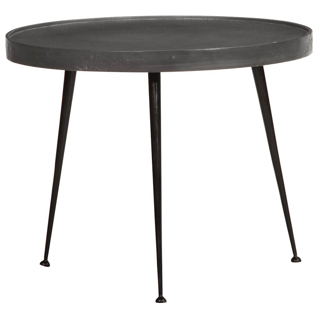 Coffee Table 2 pcs Black Engineered Wood