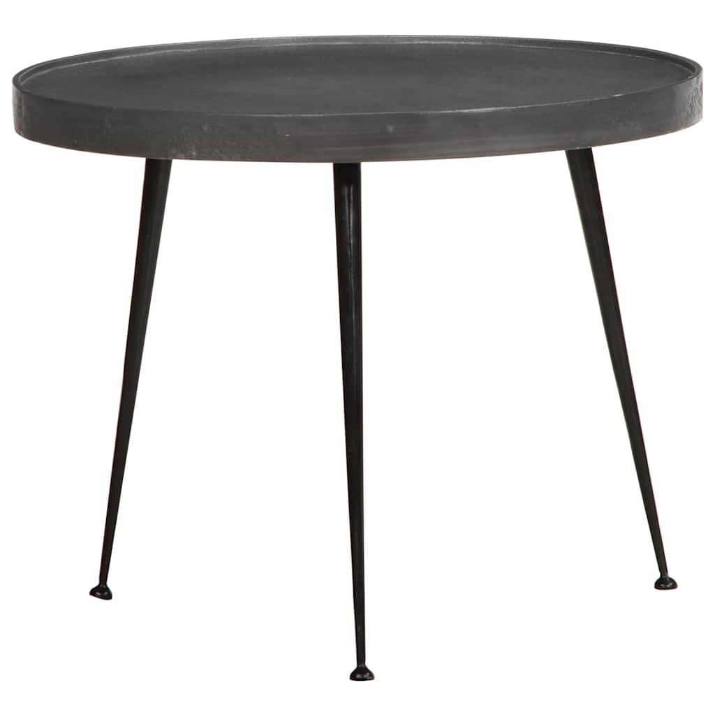 Coffee Table 2 pcs Black Engineered Wood
