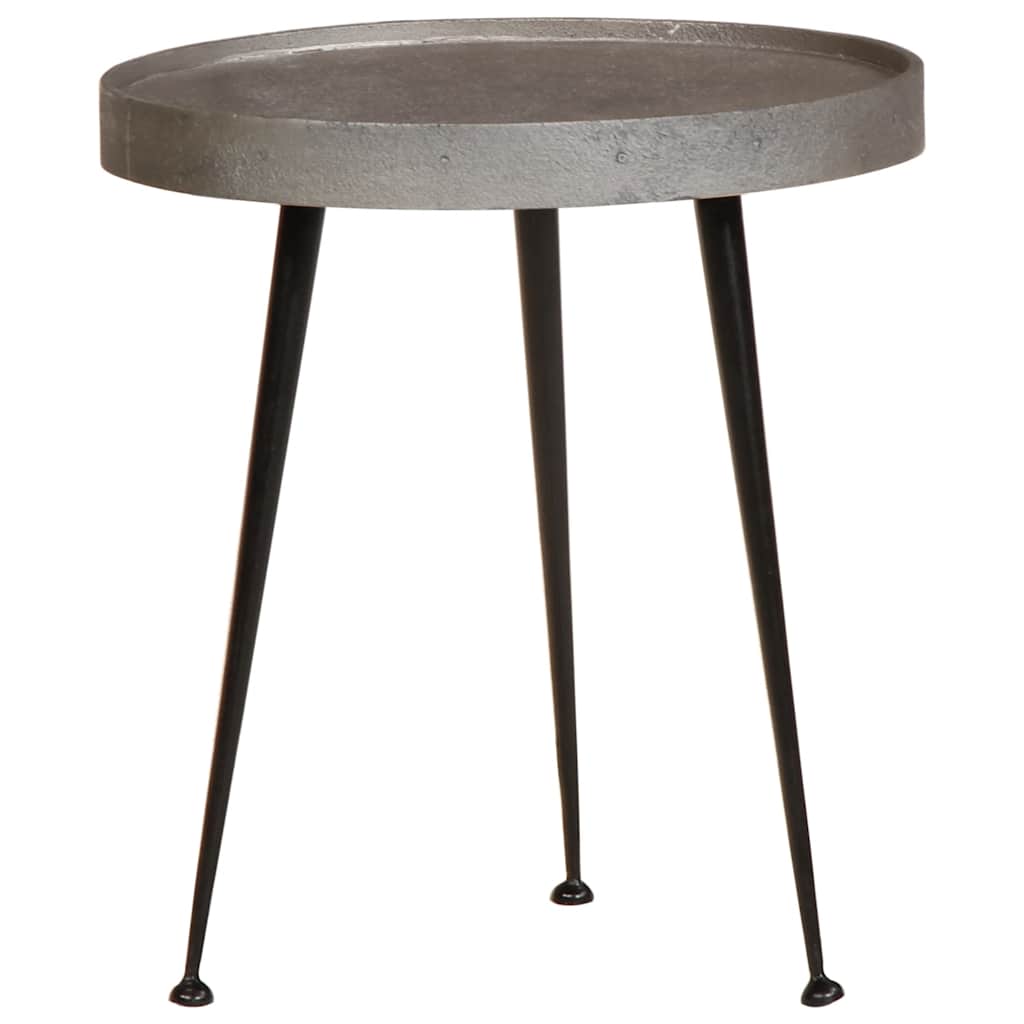 Coffee Table 3 pcs Silver Engineered Wood