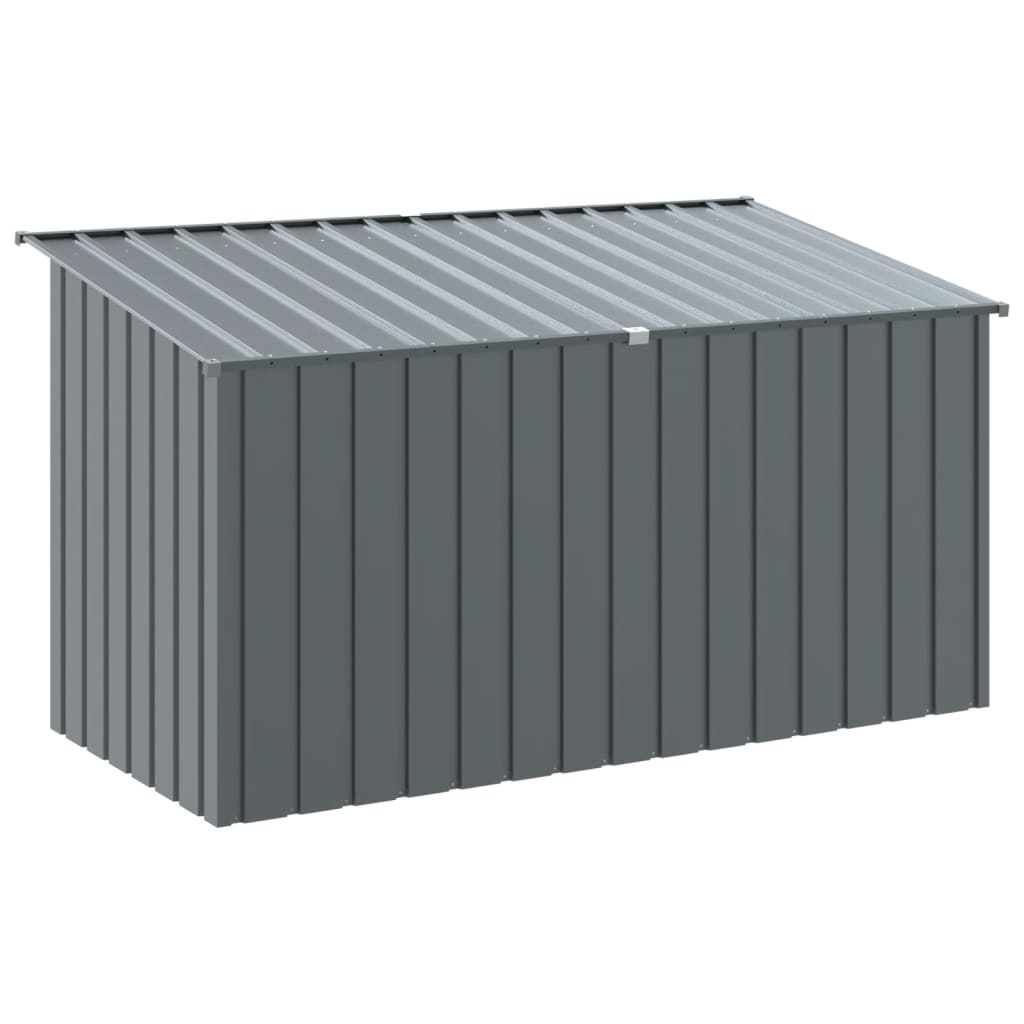 vidaXL Dog House with Roof Anthracite 196x91x110 cm Galvanised Steel