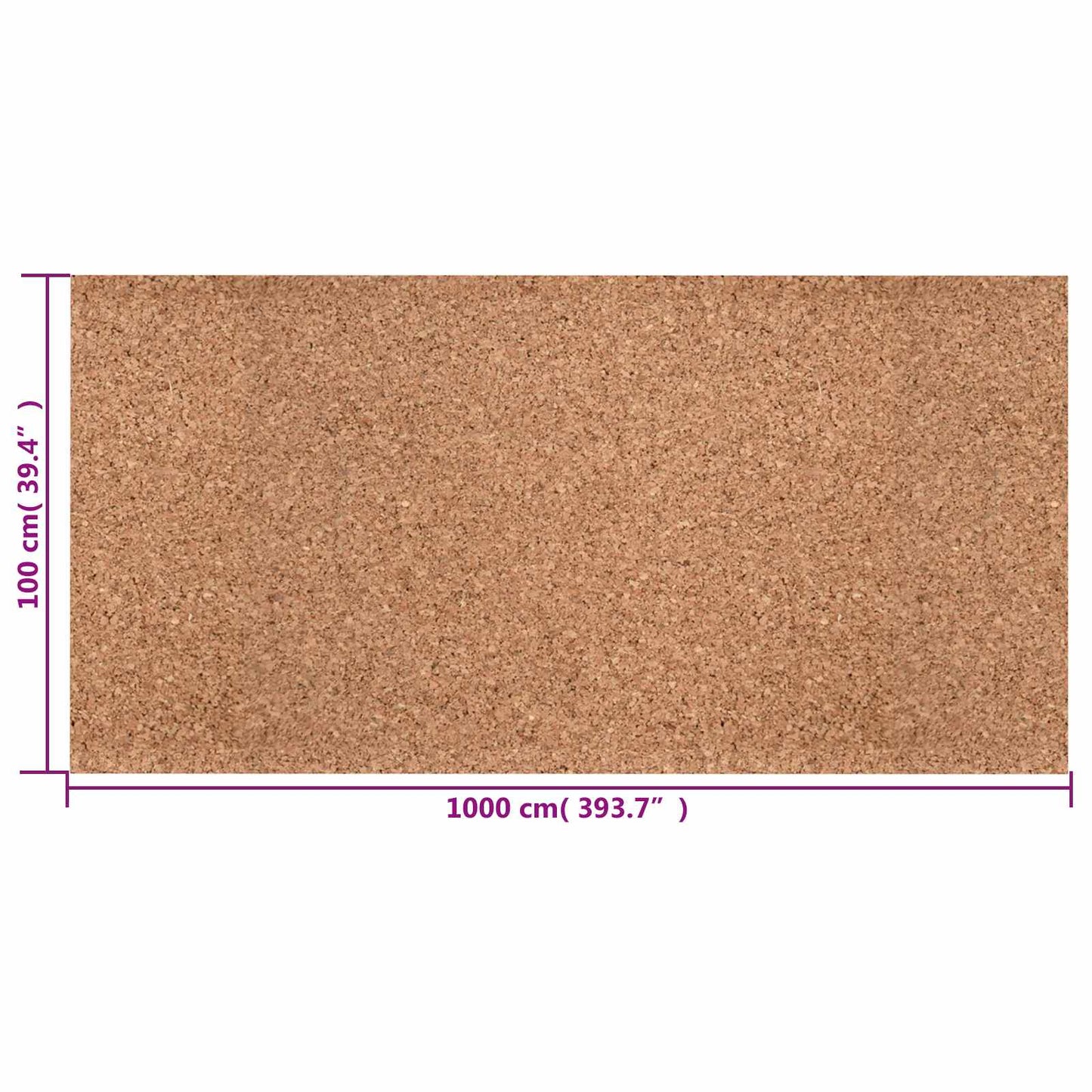 Cork Roll Brown 100 x 1000 x 0.2 cm Cork