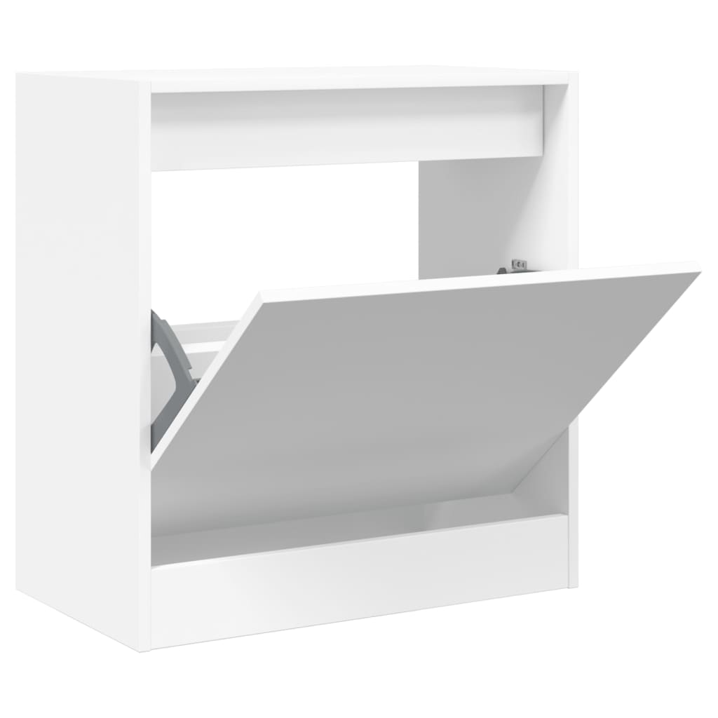 Shoe Cabinet White 60x34x63,5 cm Engineered Wood