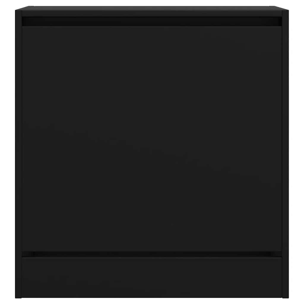 Shoe Cabinet | Black | Engineered wood | Compact | Shoe Cabinet