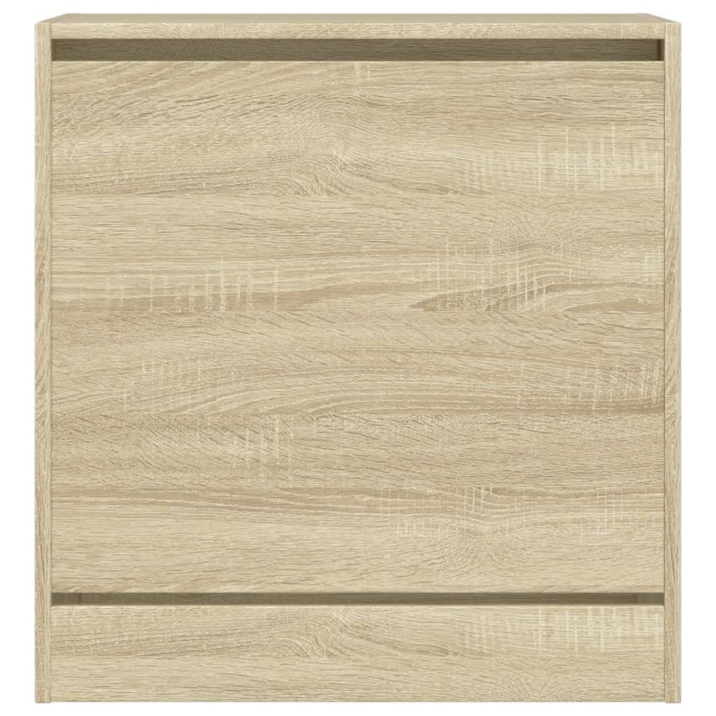Shoe Cabinet Sonoma Oak 60x34x63,5 cm Engineered Wood