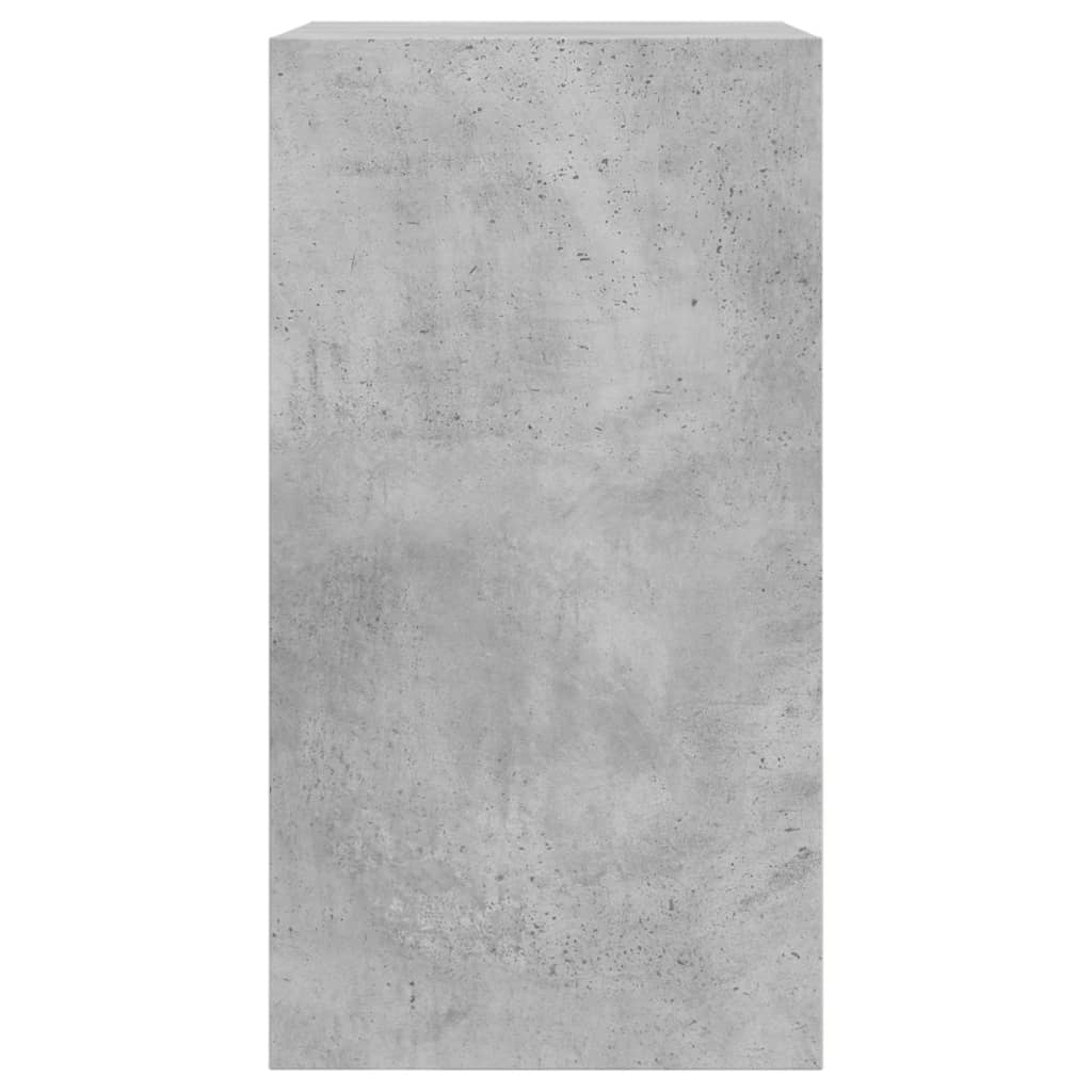 Shoe Cabinet Concrete Grey 60x34x63,5 cm Engineered Wood