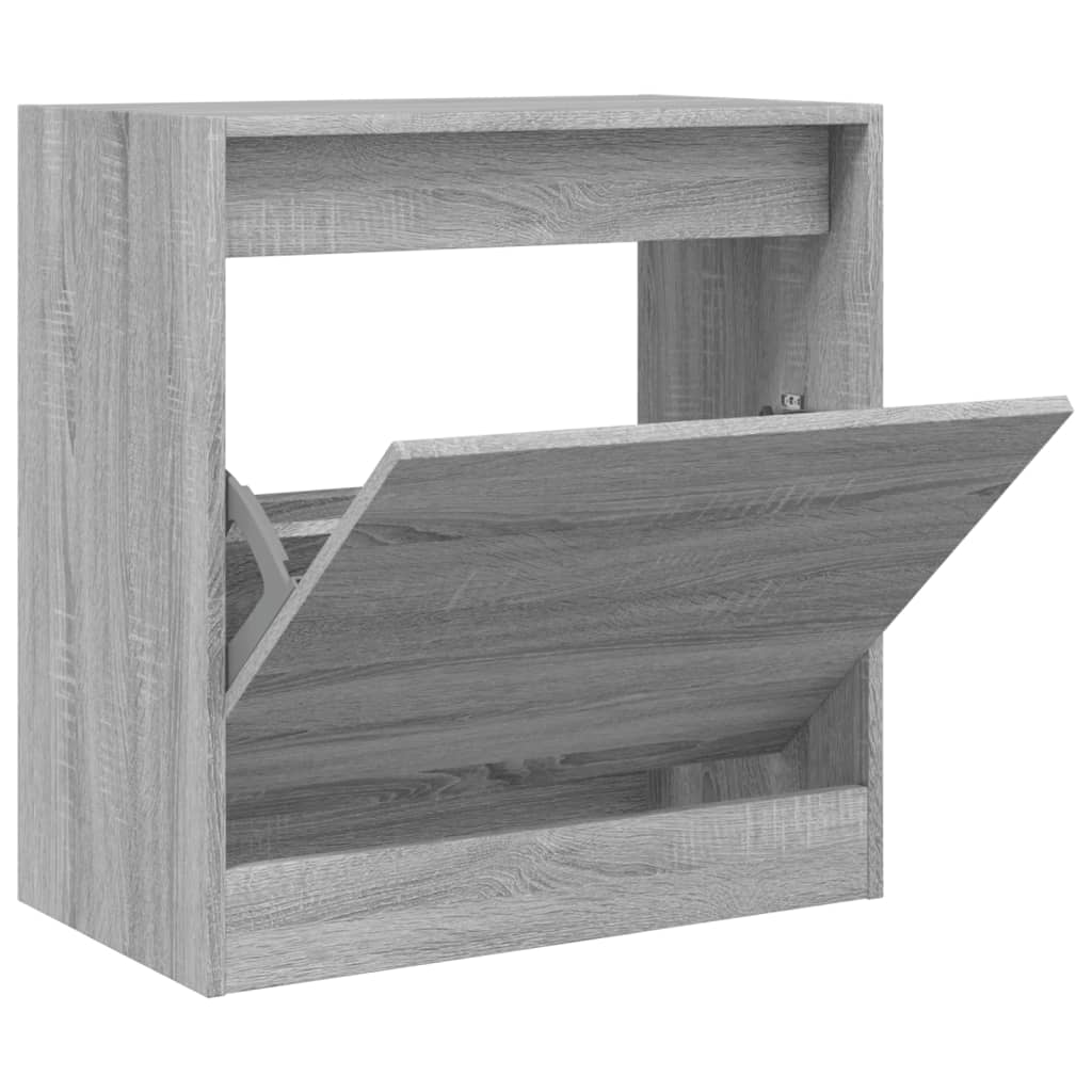 Shoe Cabinet Grey Sonoma 60x34x63,5 cm Engineered Wood