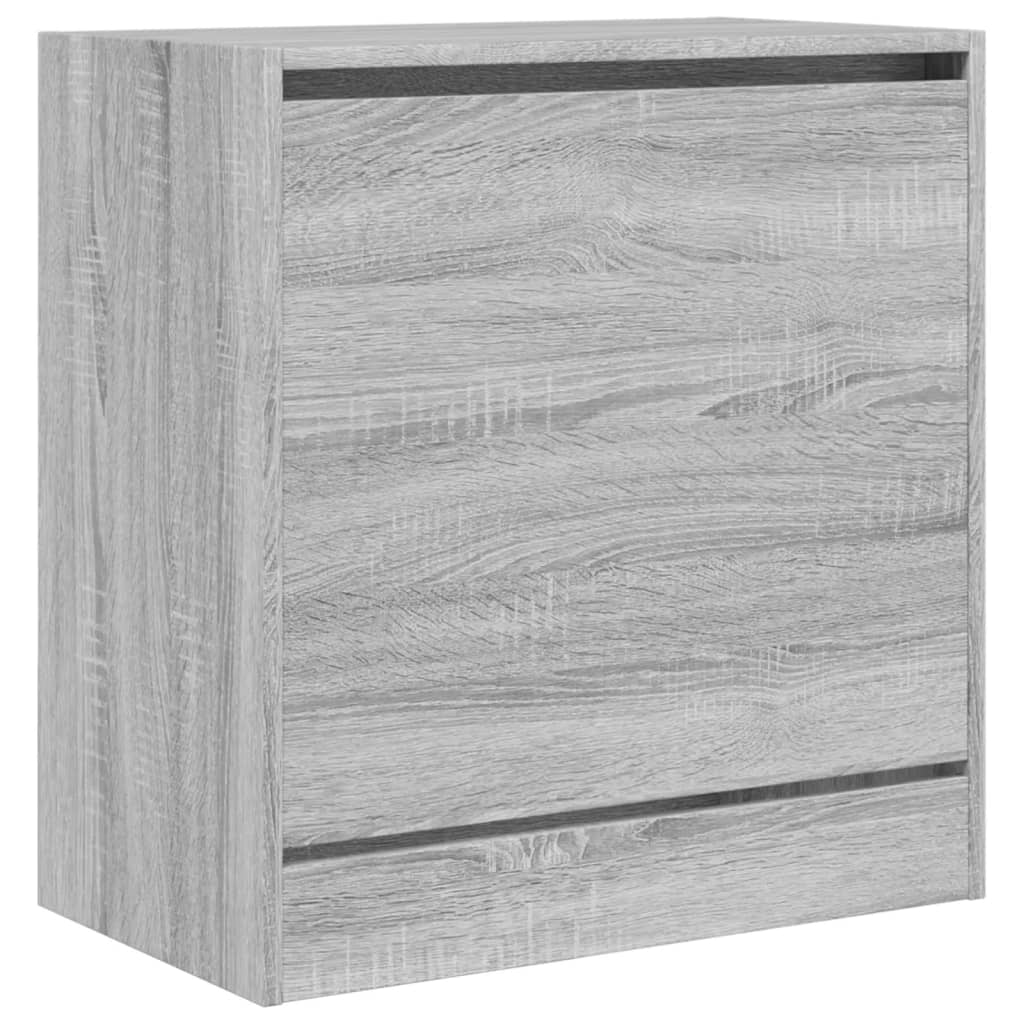 Shoe Cabinet Grey Sonoma 60x34x63,5 cm Engineered Wood