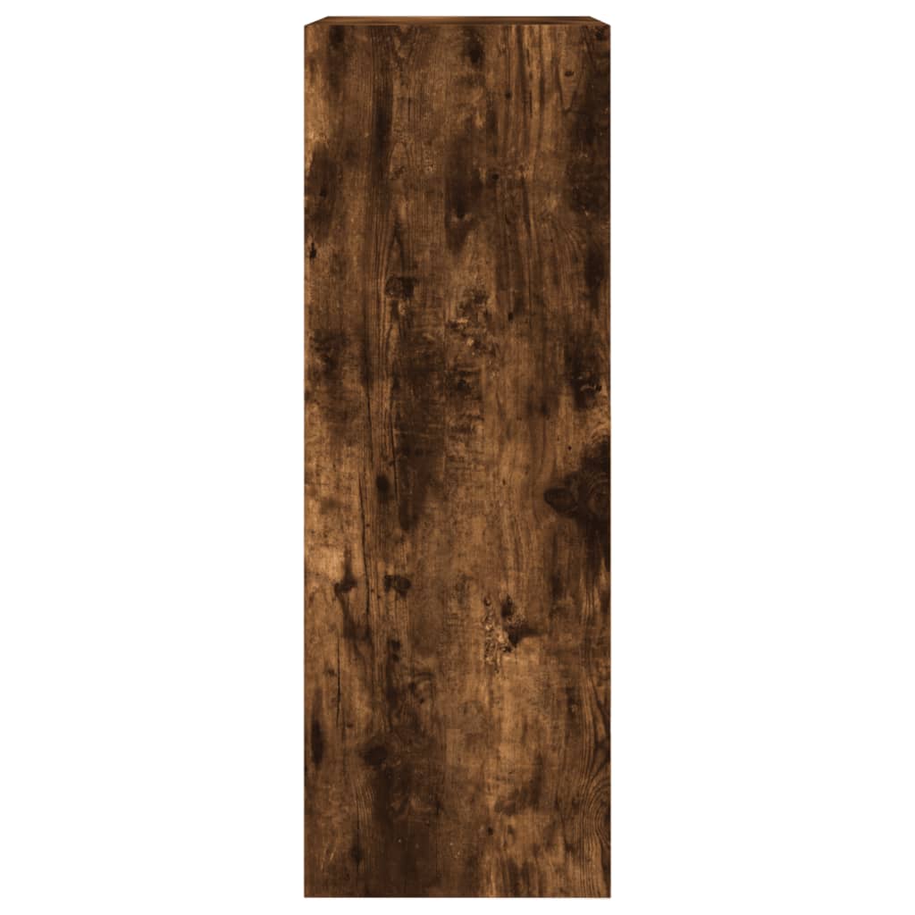 Shoe Cabinet Smoked Oak 60x34x96,5 cm Engineered Wood