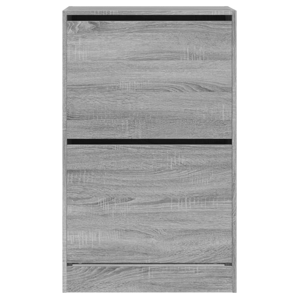 Shoe Cabinet Grey Sonoma 60x34x96,5 cm Engineered Wood