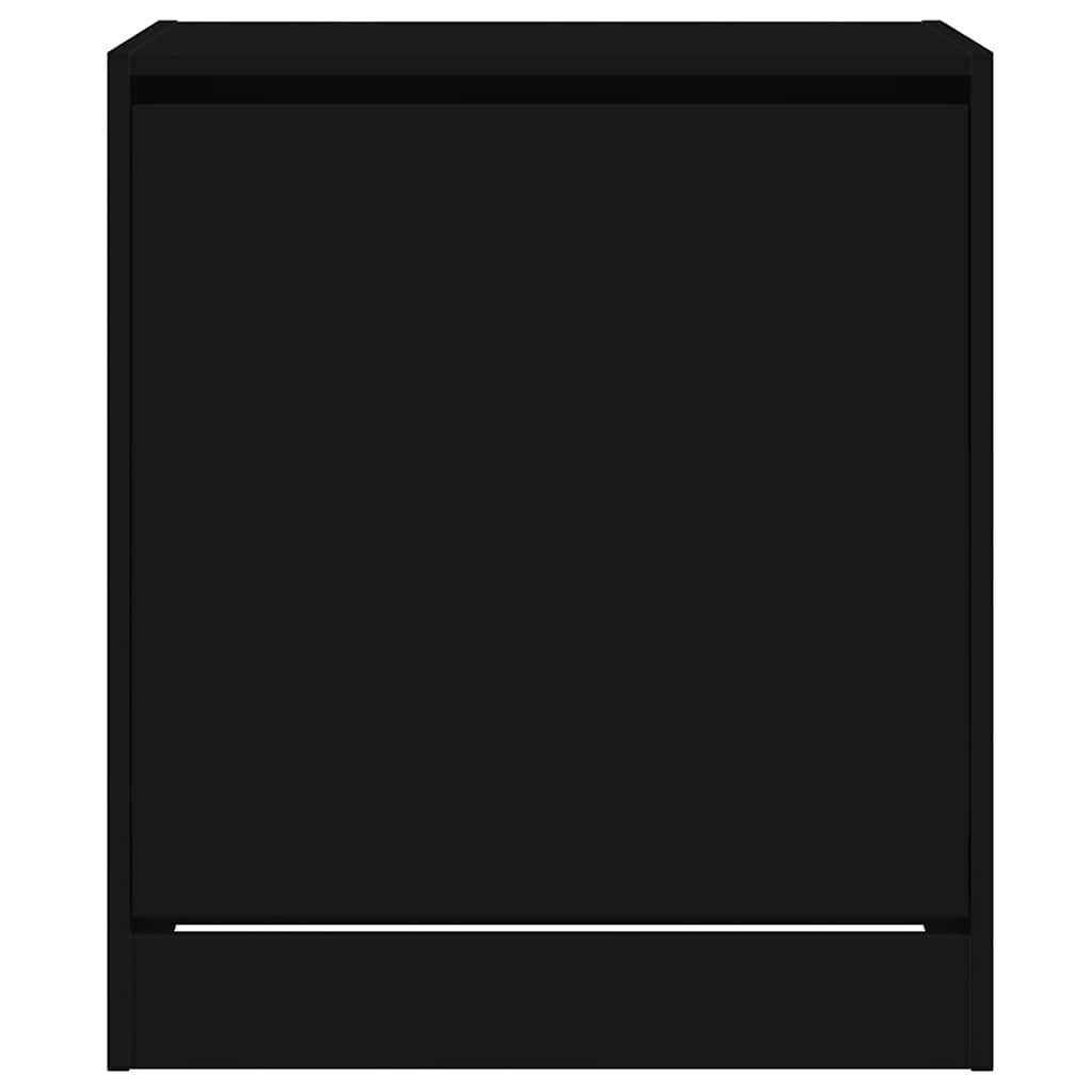 Shoe Cabinet Black 60x42x69 cm Engineered Wood