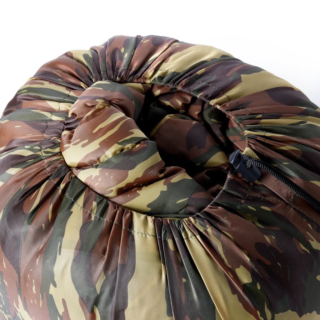 vidaXL Double Sleeping Bag with Pillows for Adults Camping 3-4 Seasons