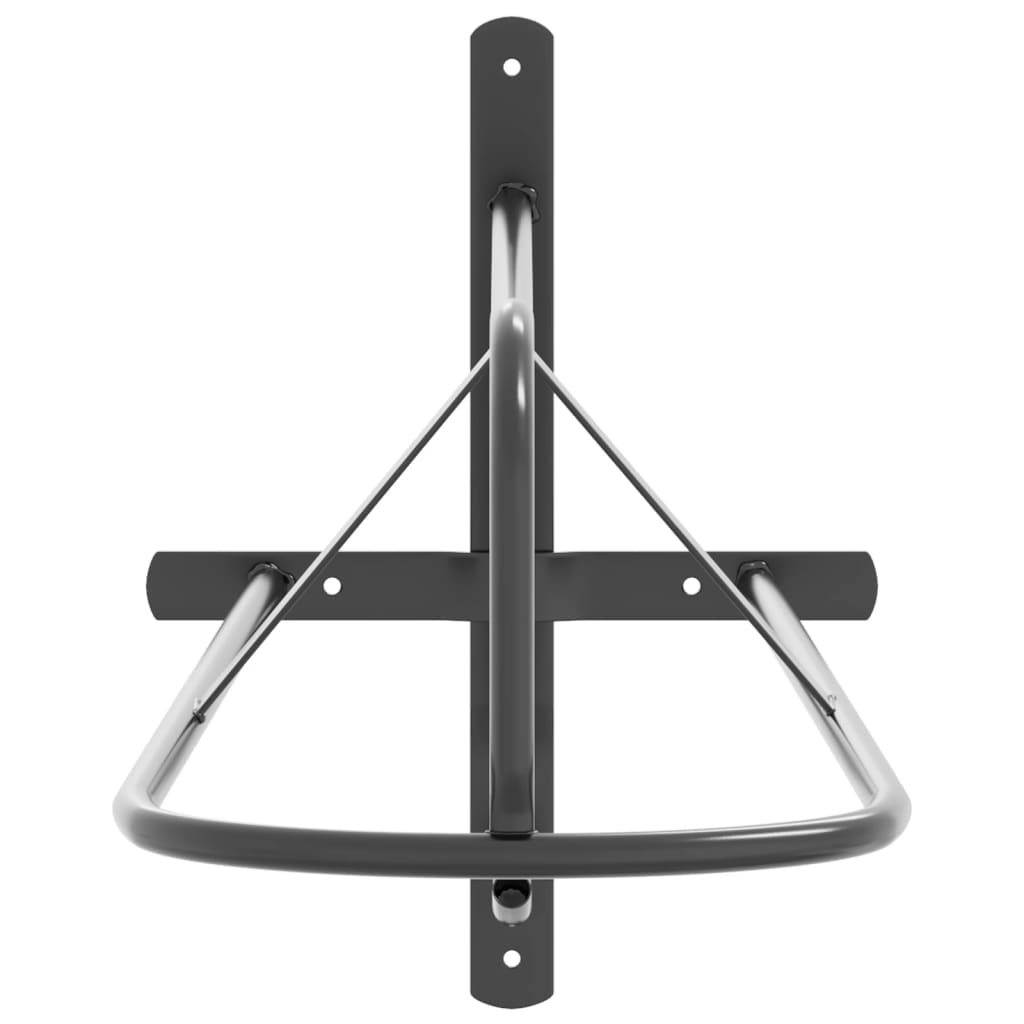 Saddle Rack Wall Mounted Black Iron