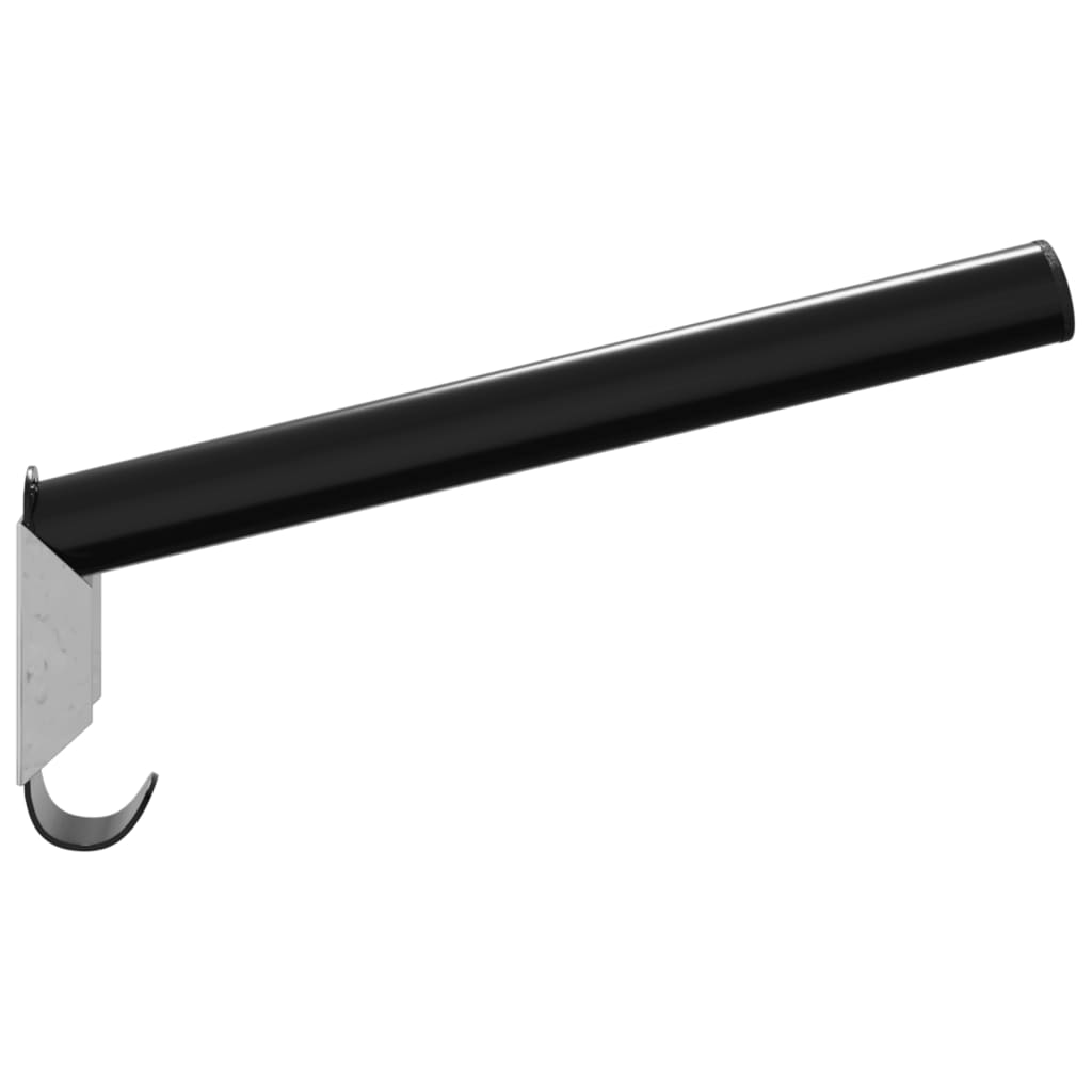 Foldable Saddle Rack Wall Mounted Black Iron