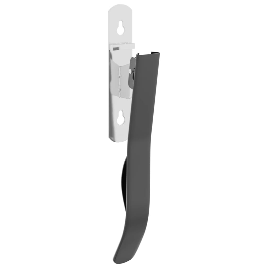 Saddle Rack with Bridle Hook Single Arm Foldble Black Iron