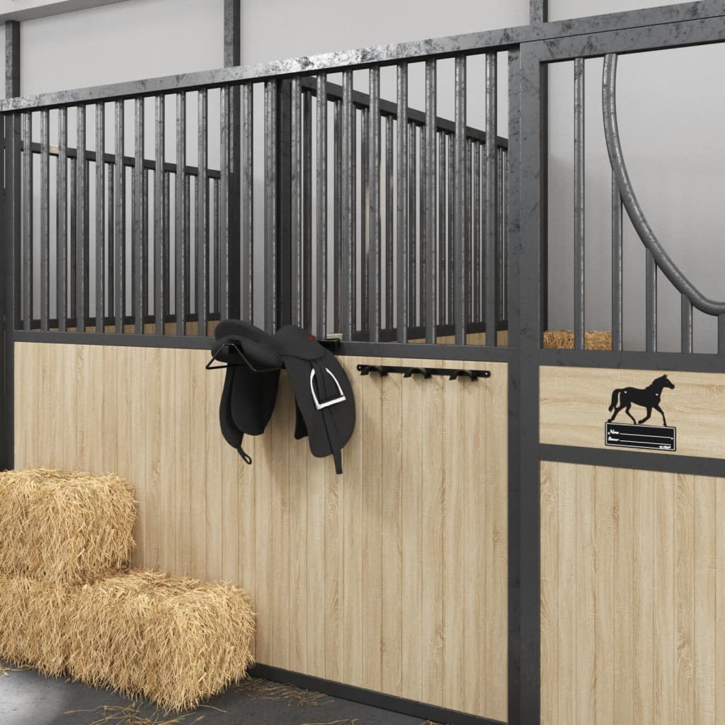 Bridle Hanger for 3 Bridles Black Iron