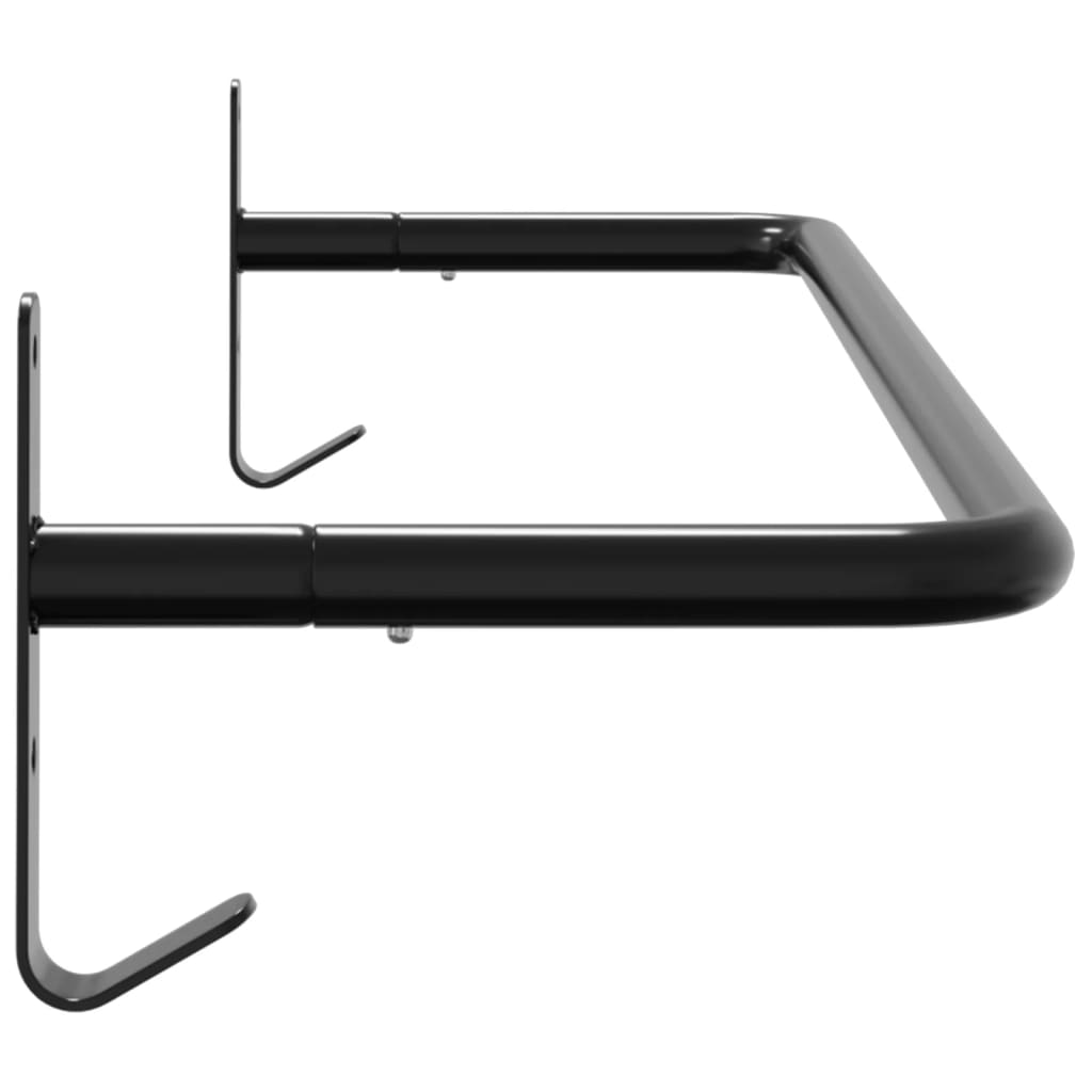 Saddle Pad Rack Black Iron