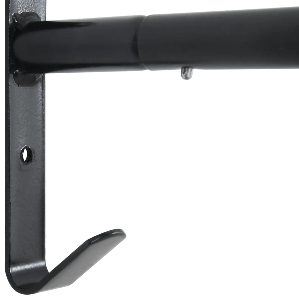 Saddle Pad Rack Black Iron