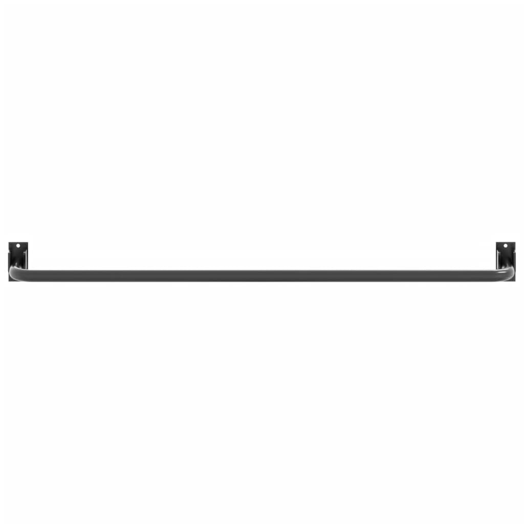 Saddle Pad Rack Black Iron