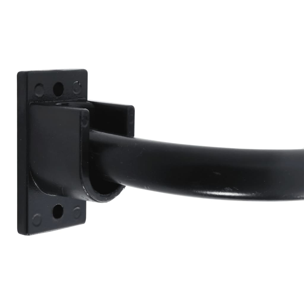 Saddle Pad Rack Black Iron