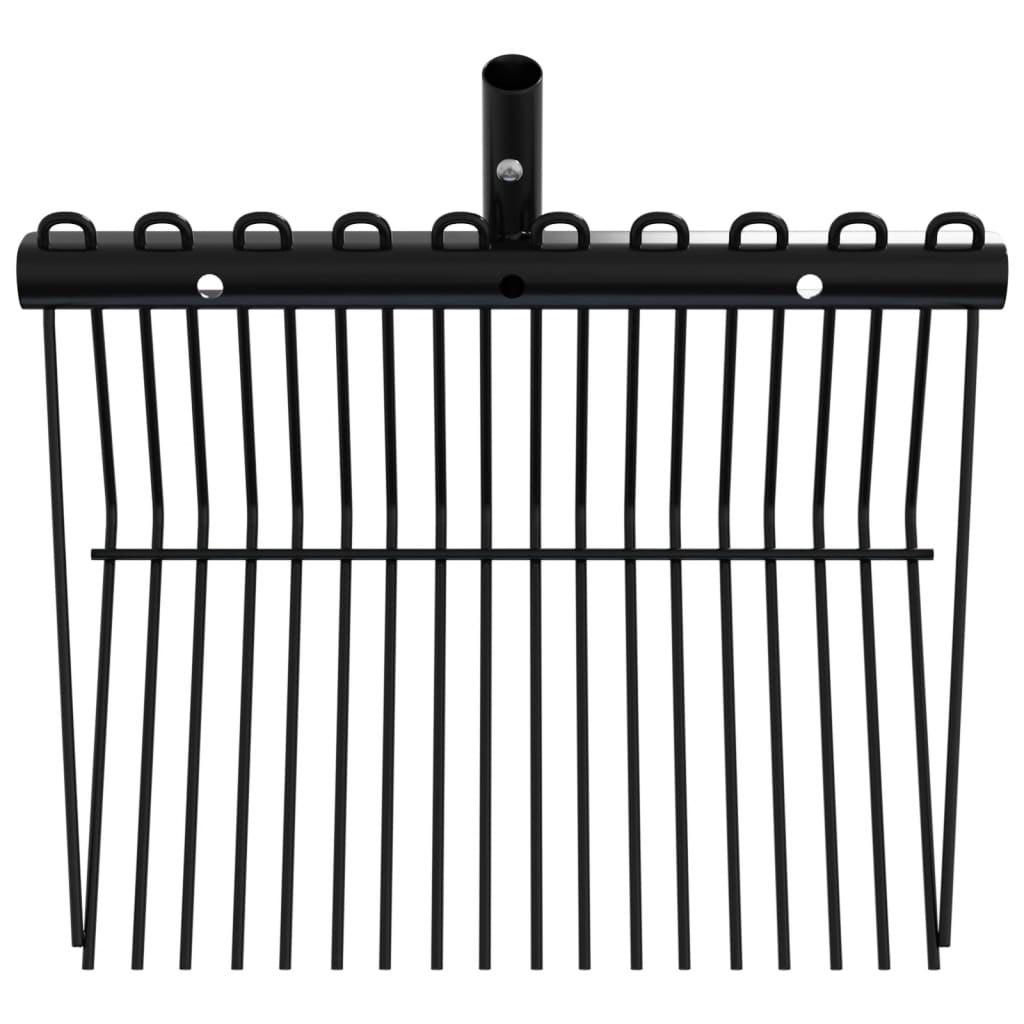 Pitchfork Head with 18 Tines Black Steel