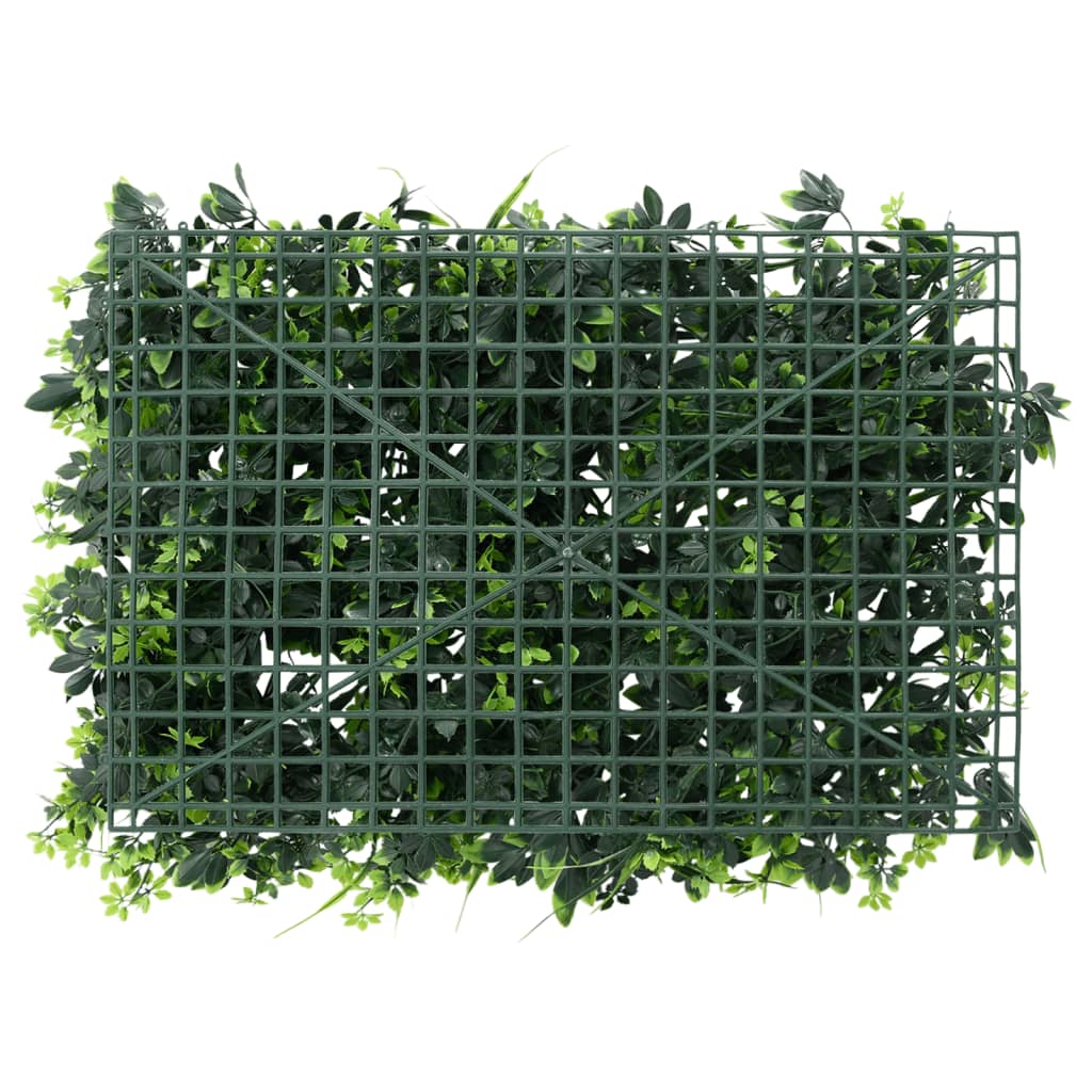  vidaXL Artificial Leaf Fence 6 pcs Green 40x60 cm