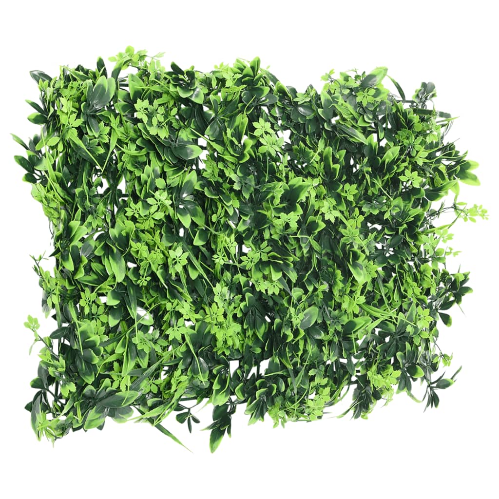  vidaXL Artificial Leaf Fence 24 pcs Green 40x60 cm