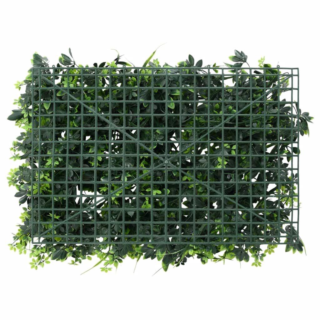  vidaXL Artificial Leaf Fence 24 pcs Green 40x60 cm