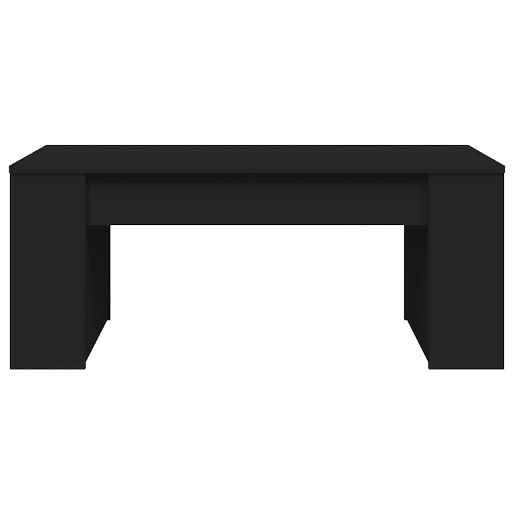 Coffee Table Black 102x55x42 cm Engineered Wood