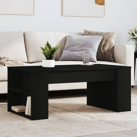 Coffee Table | Black | Engineered wood | Small coffee table