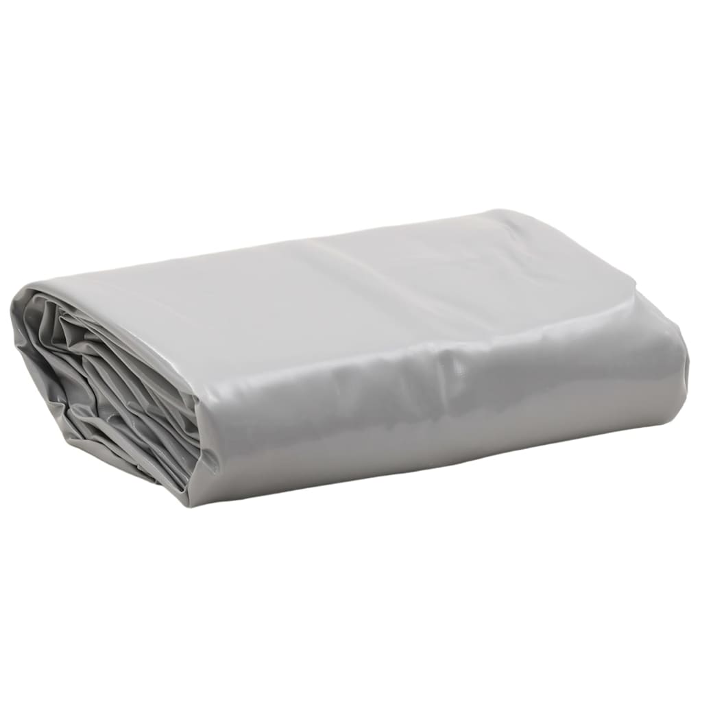 vidaXL Tarpaulin Grey 1x2.5 m 650 g/m²