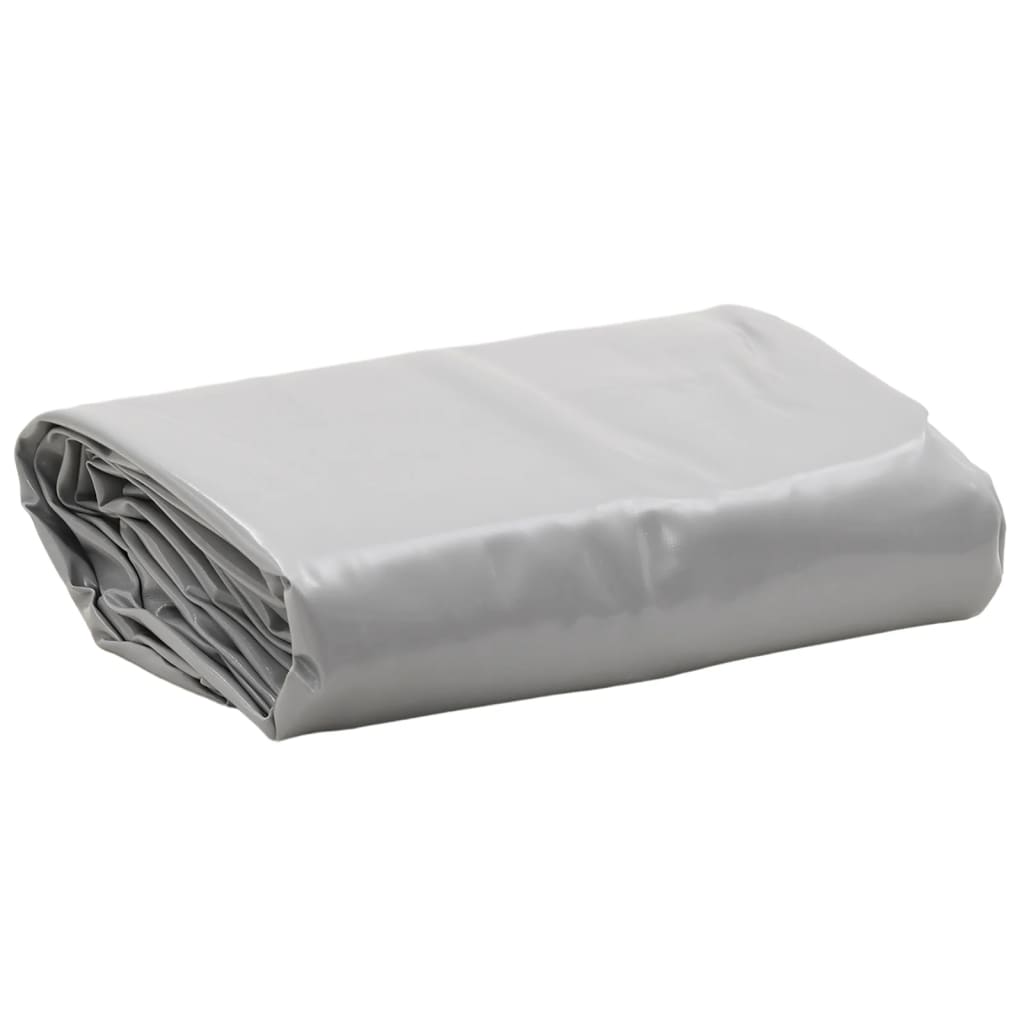 vidaXL Tarpaulin Grey 5x5 m 650 g/m²