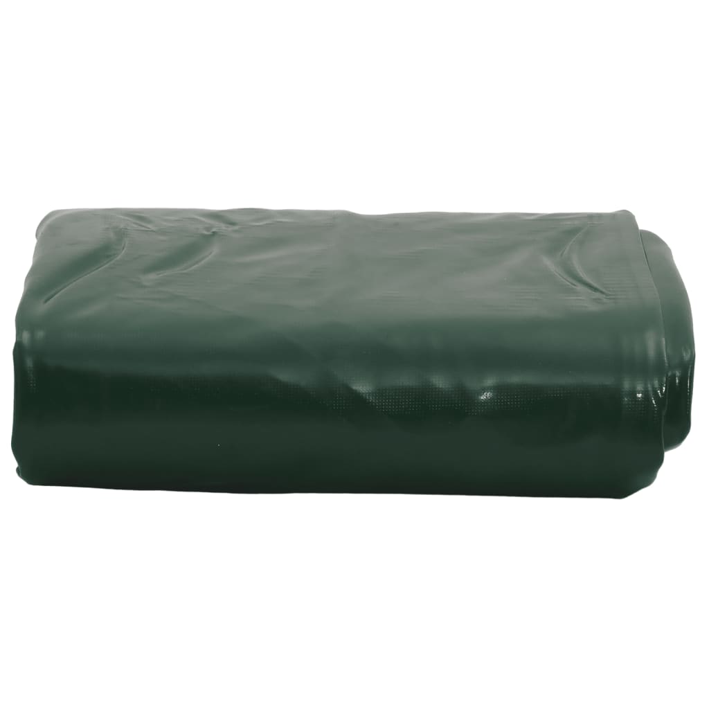 vidaXL Tarpaulin Green 1x2.5 m 650 g/m²