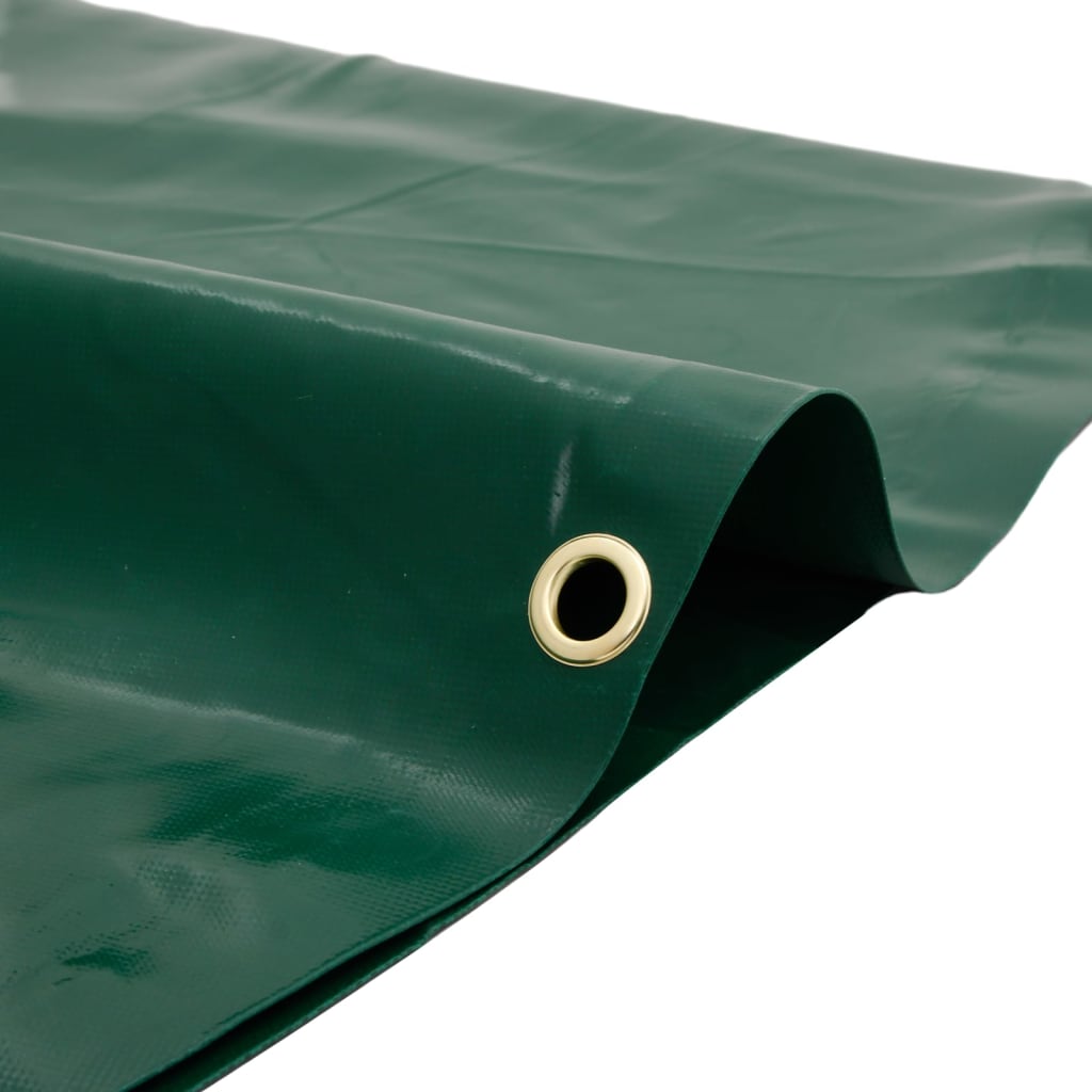 vidaXL Tarpaulin Green 1x2.5 m 650 g/m²