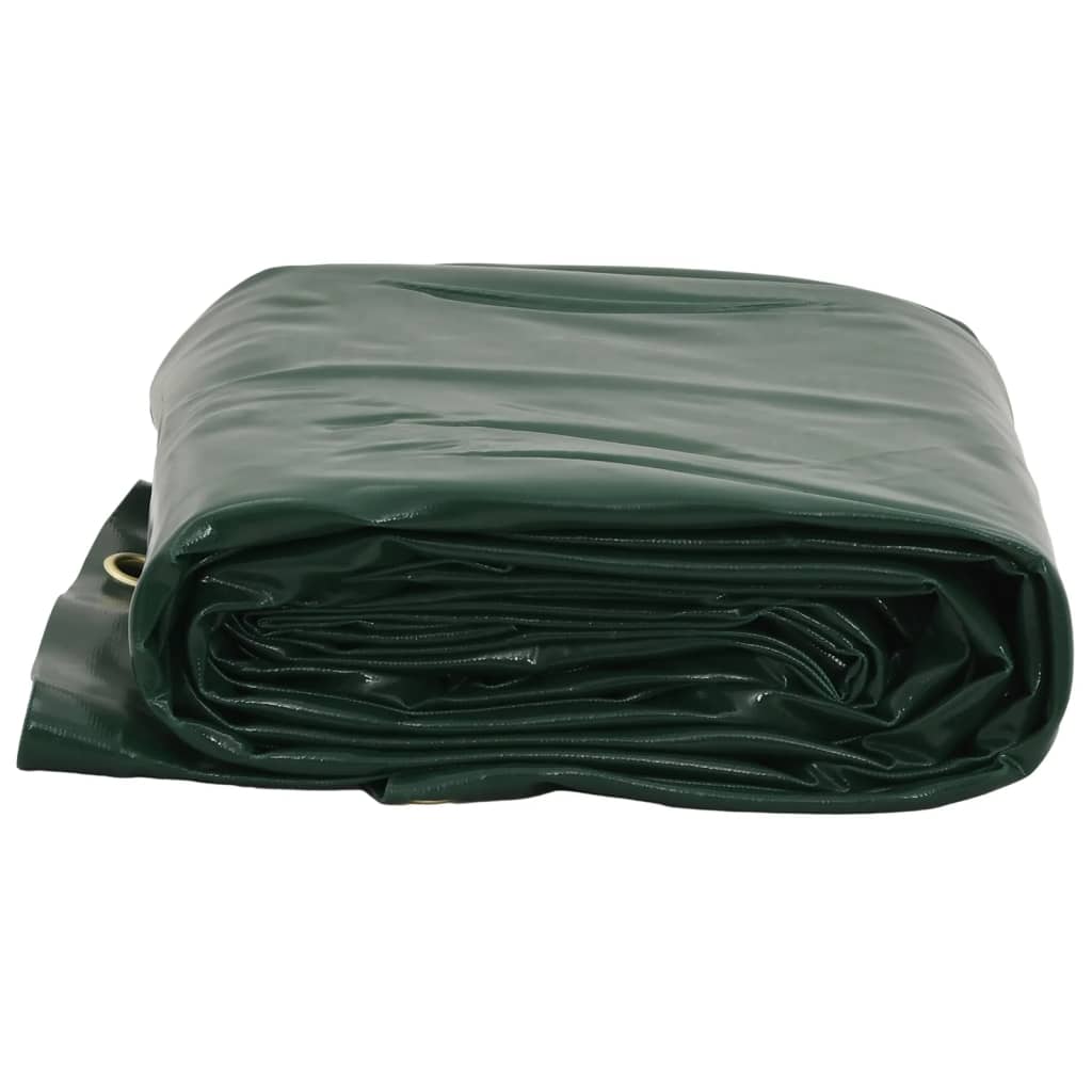 vidaXL Tarpaulin Green 5x7 m 650 g/m²