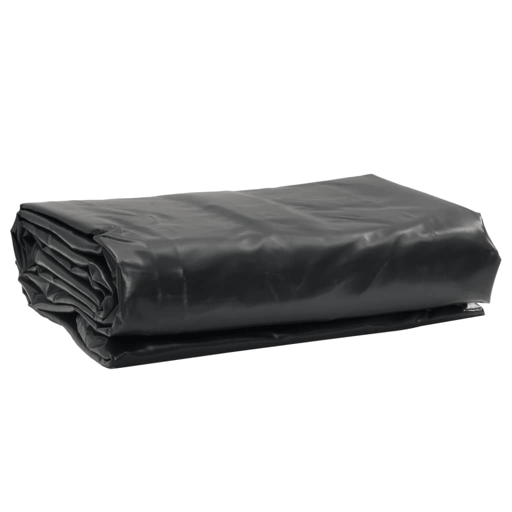 vidaXL Tarpaulin Black 1.5x2.5 m 650 g/m²