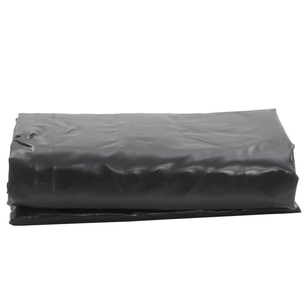 vidaXL Tarpaulin Black 2.5x4.5 m 650 g/m²