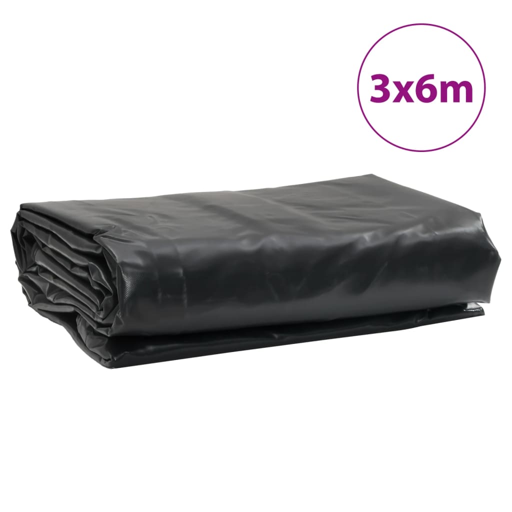 vidaXL Tarpaulin Anthracite 3x6 m 650 g/m²