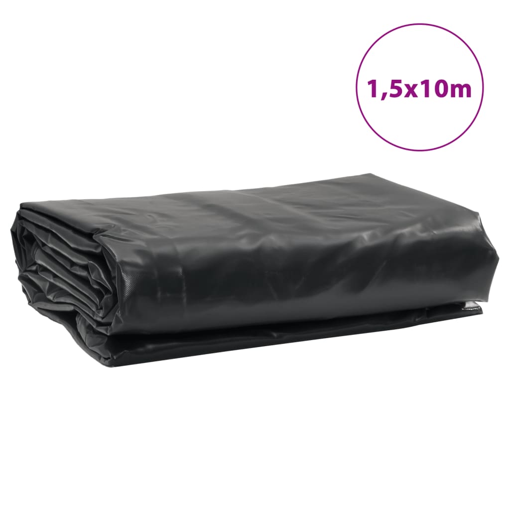 vidaXL Tarpaulin Anthracite 1.5x10 m 650 g/m²