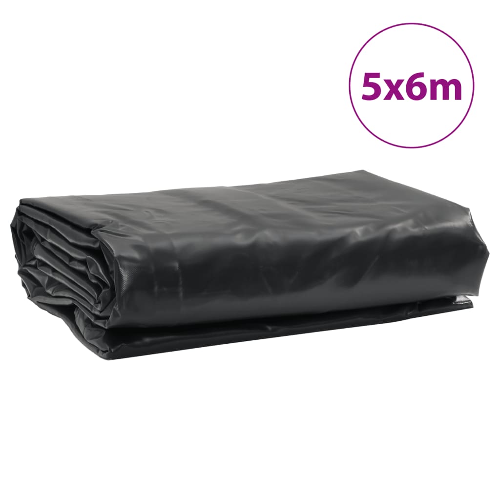 vidaXL Tarpaulin Anthracite 5x6 m 600 g/m²