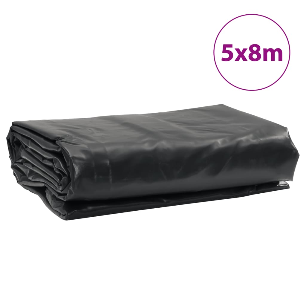 vidaXL Tarpaulin Anthracite 5x8 m 650 g/m²