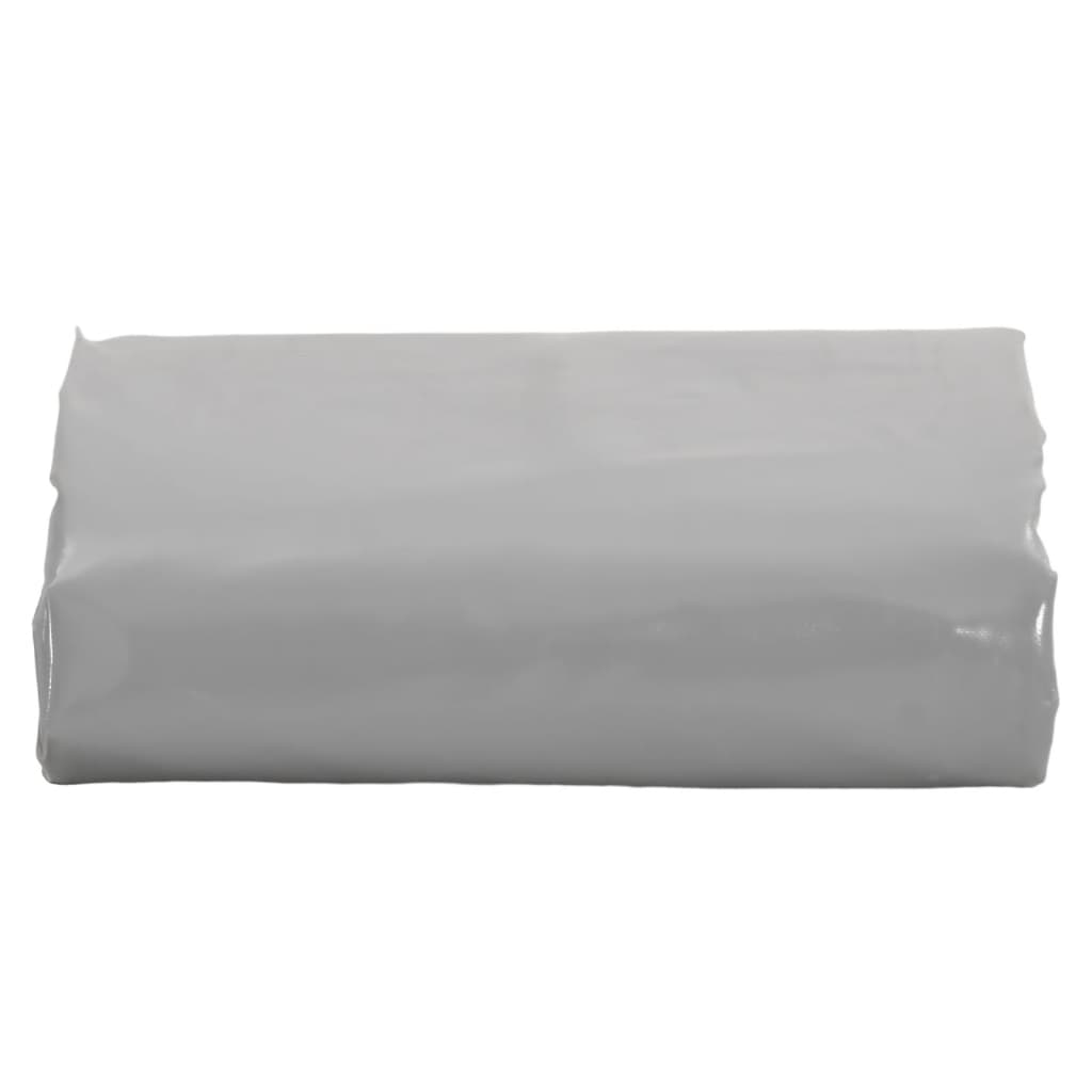 vidaXL Tarpaulin Grey 4x7 m 650 g/m²