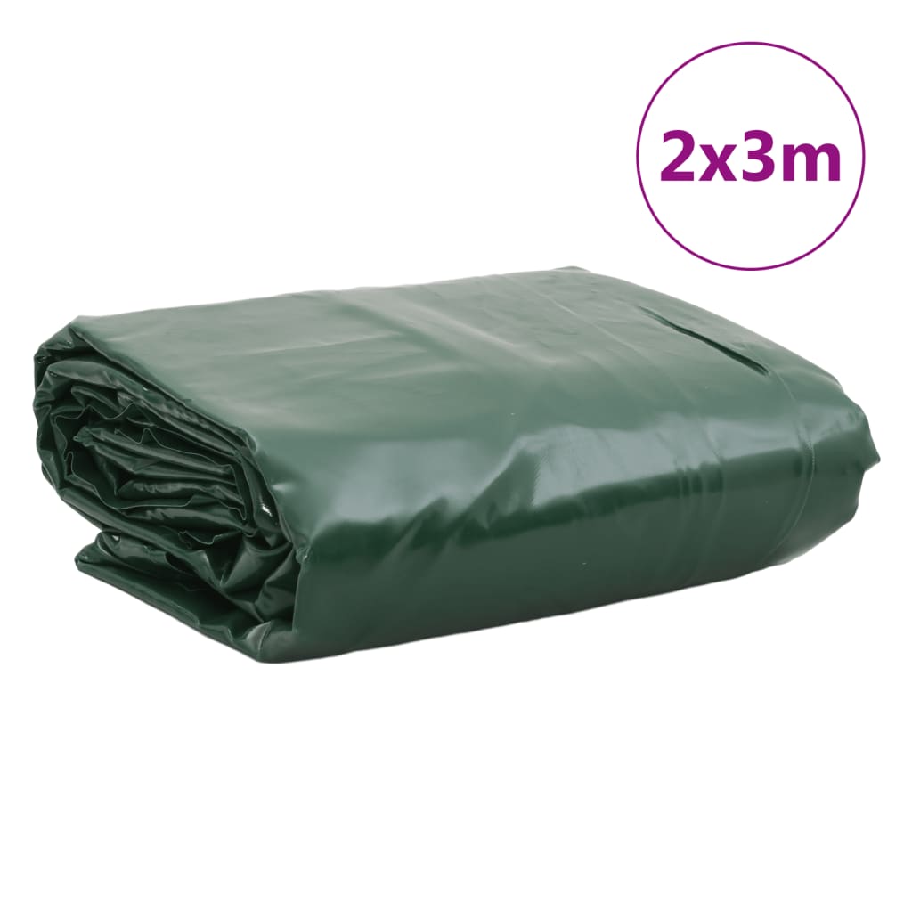 vidaXL Tarpaulin Green 2x3 m 650 g/m²