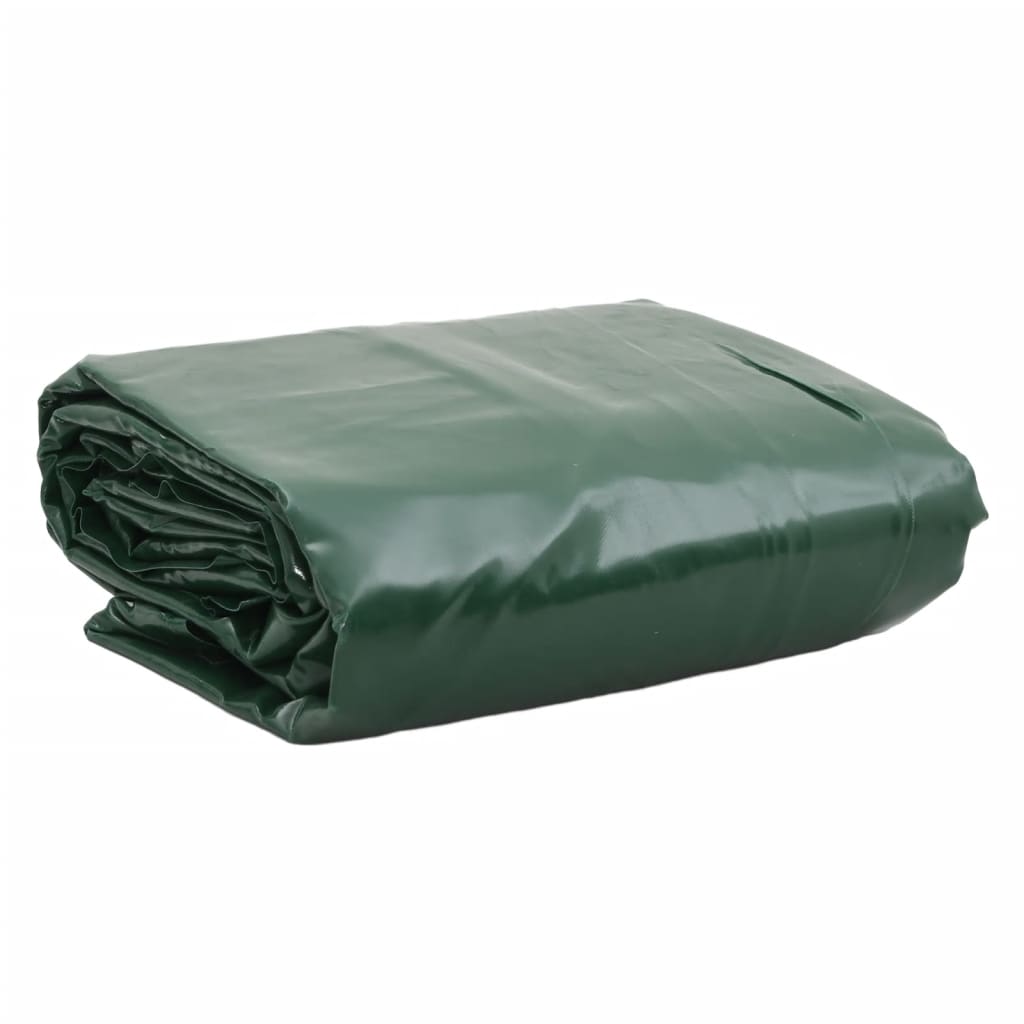 vidaXL Tarpaulin Green 5x7 m 650 g/m²